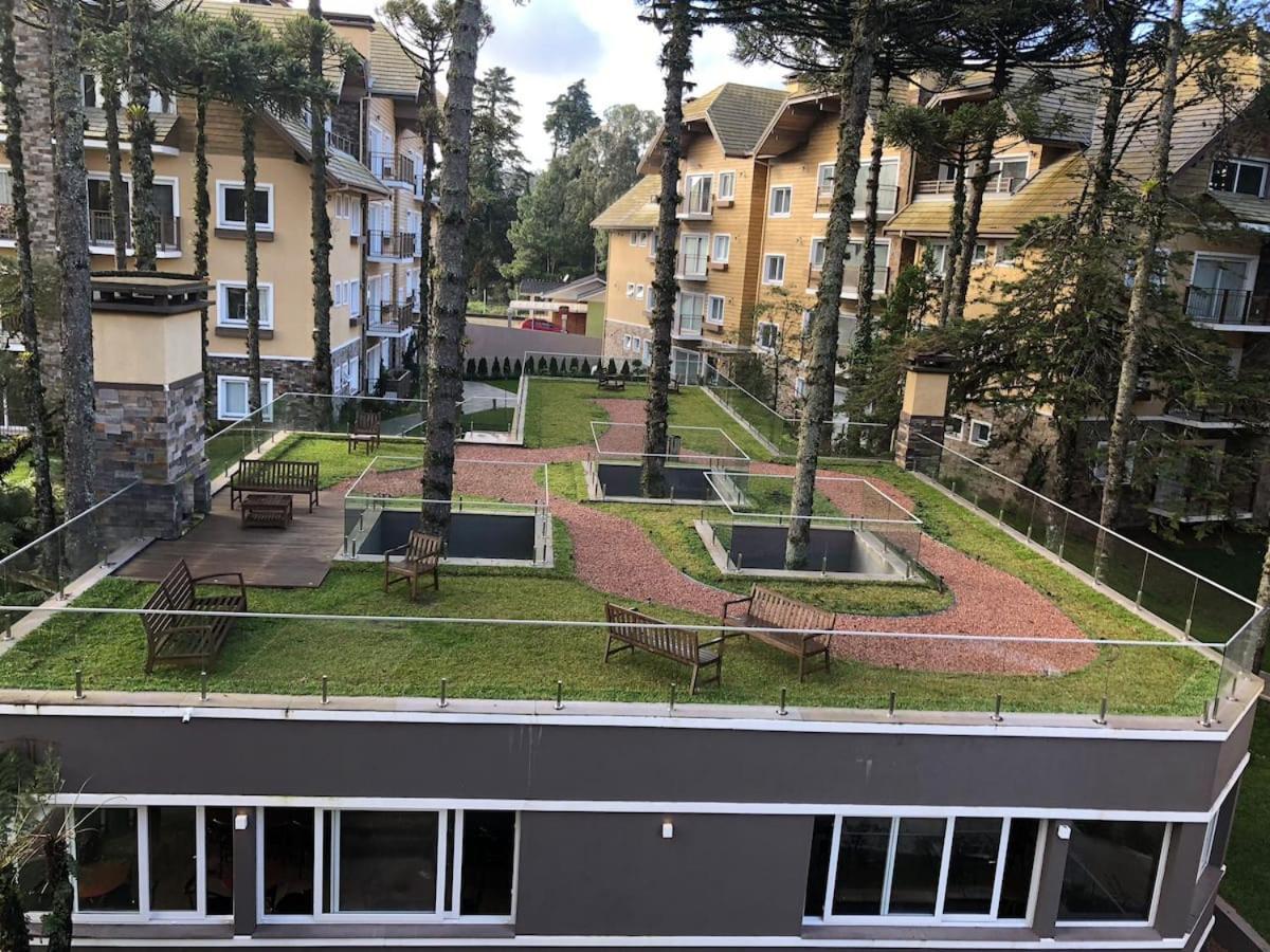 Excelente Apartamento Em Gramado/Rs No Condominio Casa De Pedra エクステリア 写真